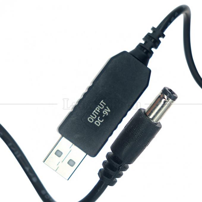 Reforço de alta qualidade 5V USB para 9V DC 5.5x2.1mm Step Up Converter Power Charger Cable para Wifi Router Modem 4