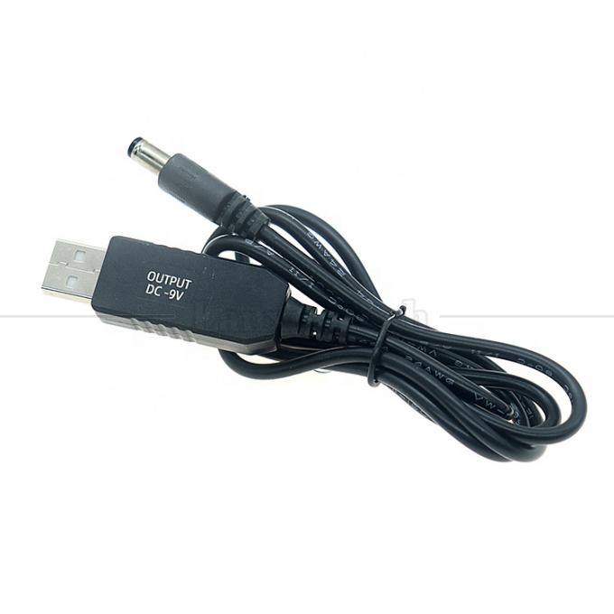 Reforço de alta qualidade 5V USB para 9V DC 5.5x2.1mm Step Up Converter Power Charger Cable para Wifi Router Modem 5