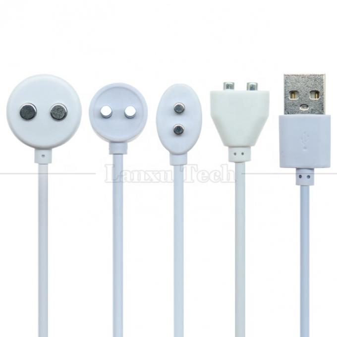 2 PIN USB Magnético Escova de Dentes Elétrica Instrumento de Beleza Adultos Brinquedos Sexuais Vibrator Cable de Carregador 1