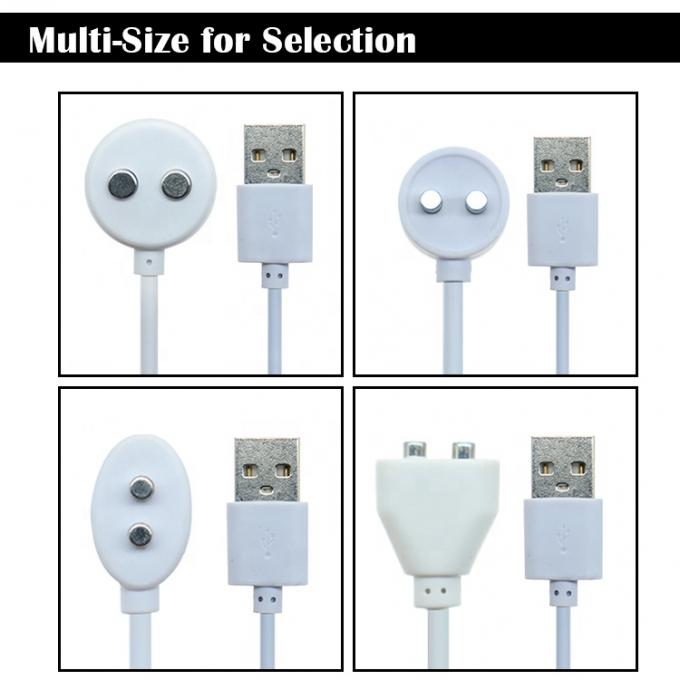 2 PIN USB Magnético Escova de Dentes Elétrica Instrumento de Beleza Adultos Brinquedos Sexuais Vibrator Cable de Carregador 0
