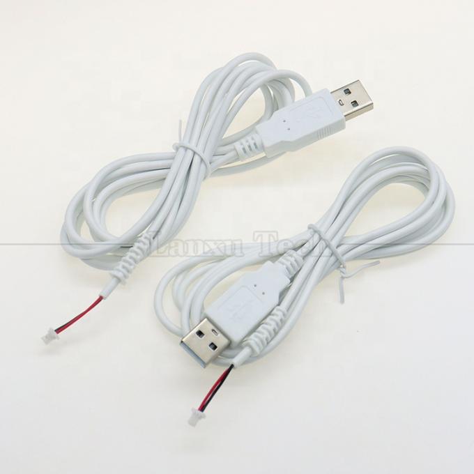 Conjunto personalizado USB A macho a JST 2pin 1.0mm 2.0mm 1.25mm Pitch SHR MX XH SH VH PH Conector Cable 1