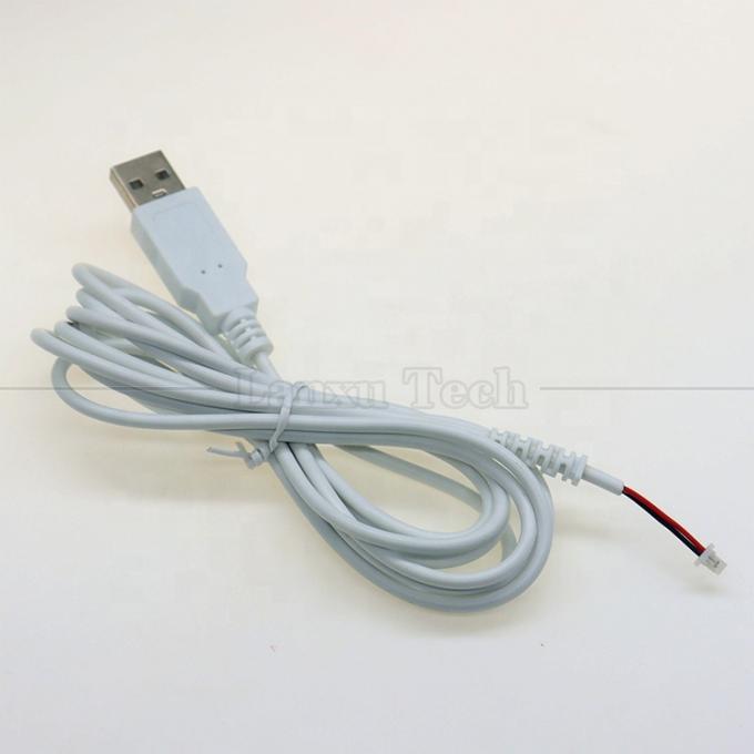 Conjunto personalizado USB A macho a JST 2pin 1.0mm 2.0mm 1.25mm Pitch SHR MX XH SH VH PH Conector Cable 4