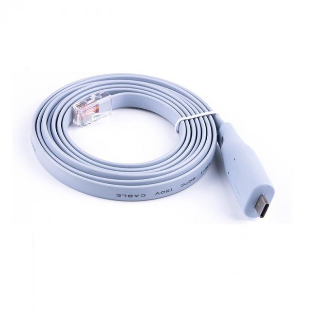 Plug and Play 6FT USB Tipo C para RJ45 Serial Adapter Console Cable para Cisco Router Switch 4