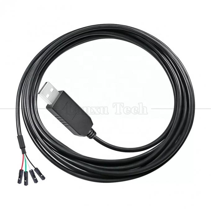 FTDI FT232 de alta qualidade Uart USB para TTL cabo serial com 4p Dupont conector para Arduino Raspberry Pi 6