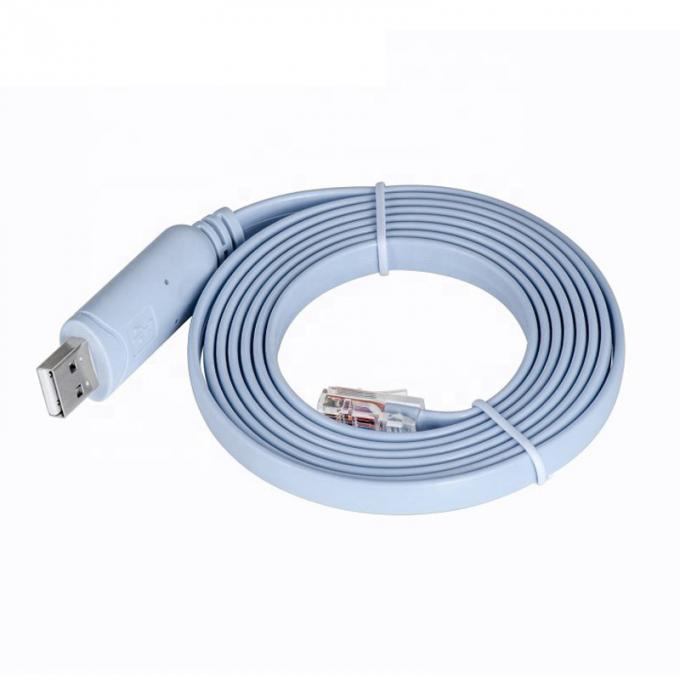 CH340 Rollover USB Console Cable para Cisco Router 5