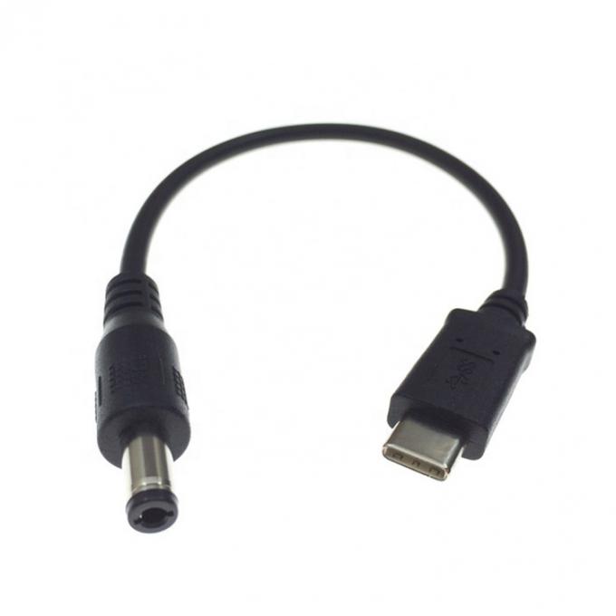 Carregamento rápido 20V 3A 65W USB Tipo C a 5.5mm X 2.1mm DC Power PD Cable de carregamento para laptop 4