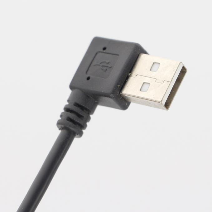 Fecho de parafuso de 90 graus ângulo direito Tipo A de macho para fêmea Painel de montagem cabo de extensão USB 4