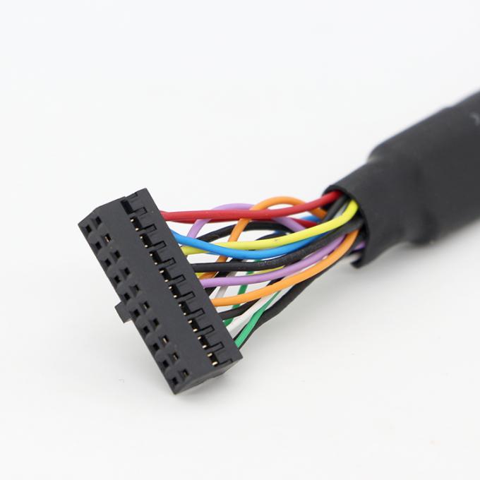 OEM parafusos de bloqueio Stud duplo USB 3.0 Tipo A Fêmea painel de montagem cabo com conector Molex 4