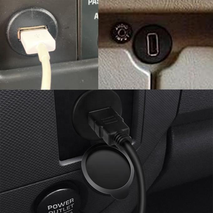 Car Audio Stereo Dashboard Machado para Fêmea Flush Panel Mount USB 2.0 Tipo A cabo de extensão 1