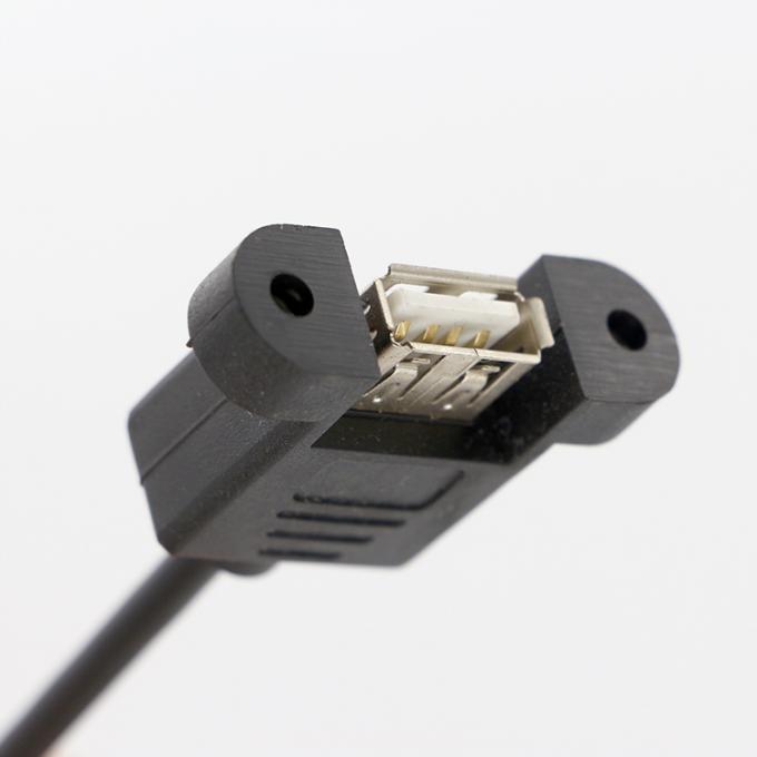 Cabos de ligação de dupont com parafuso personalizado 1M 2M USB Fêmea 2
