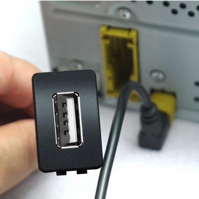 Snap Socket Painel de painel de controle de macho a fêmea USB Flush Mount Extension Cable 6