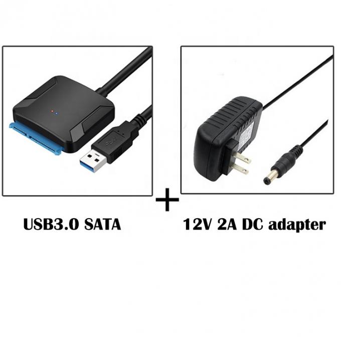 Alta compatibilidade 2,5 3,5 polegadas SSD HDD disco rígido USB 3.0 para Sata Cable 6