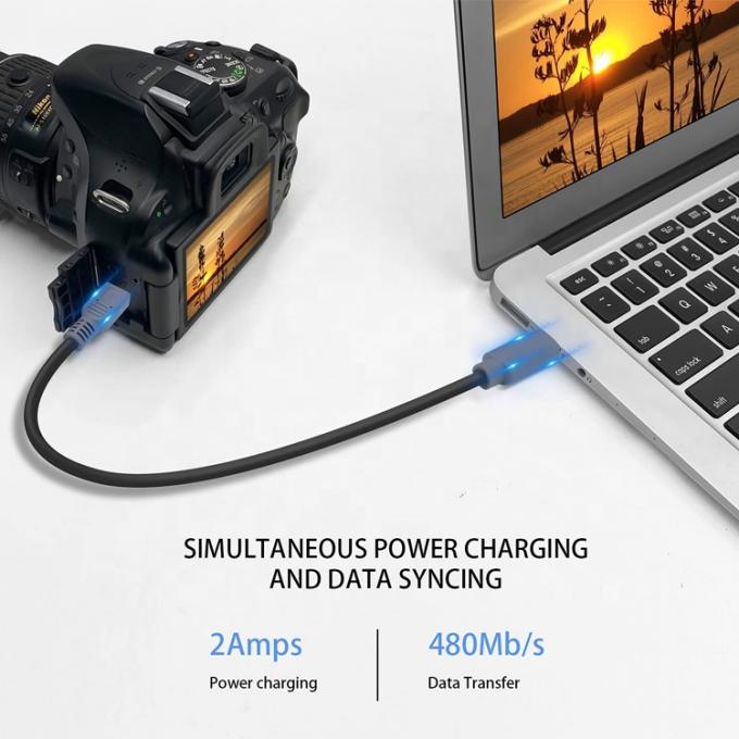 Carregamento de dados USB Tipo C para Mini 5 Pin USB OTG Adaptador Cable para câmera de vídeo telefone 4