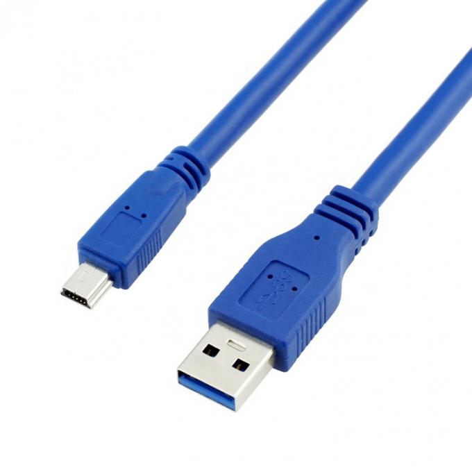 Alta velocidade 5Gbps USB 3.0 Tipo A macho para Mini B 10 PIN USB 3.0 cabo de extensão 5