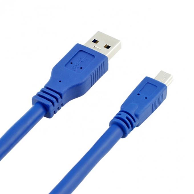 Alta velocidade 5Gbps USB 3.0 Tipo A macho para Mini B 10 PIN USB 3.0 cabo de extensão 6