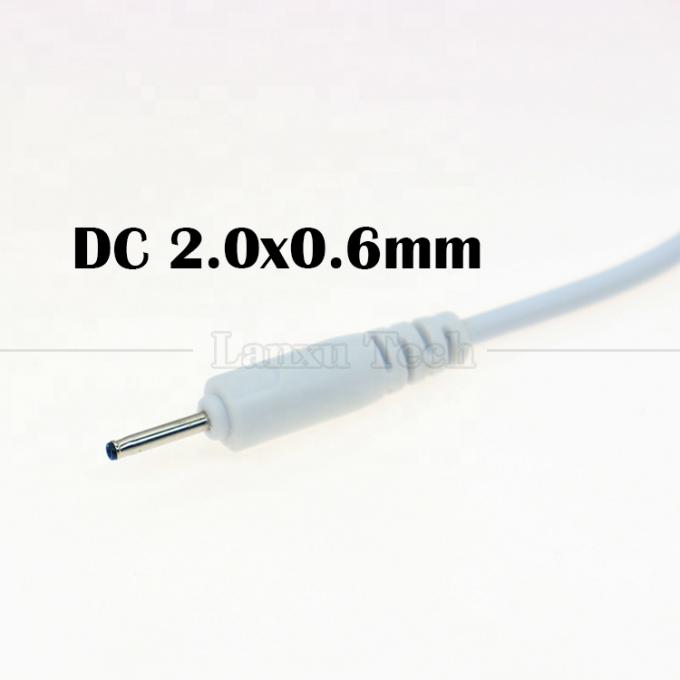 Alta Qualidade 0.5M 1M 2M 3M Branco Preto DC 2.0 0.6 mm Carregador Cable USB para Vibrator 1
