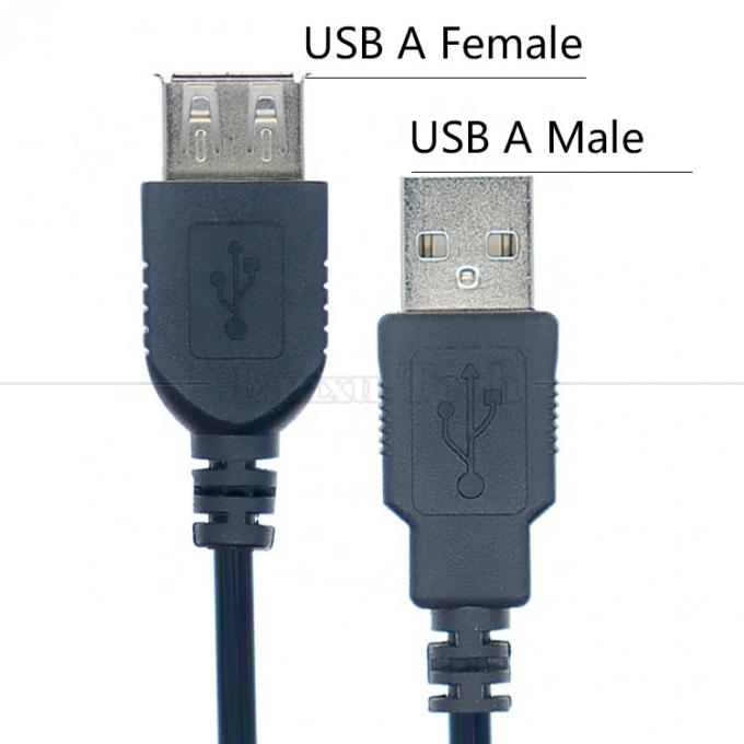 Carregamento de dados de alta qualidade USB Tipo A Cabo de extensão de macho para fêmea para impressora de mouse de teclado de computador 1