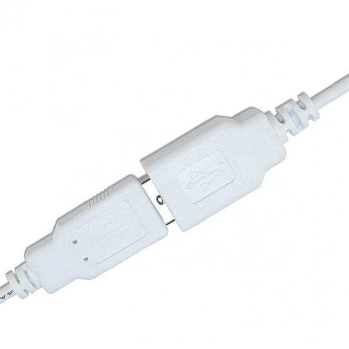 Customizado 1m 2m 3m Branco USB A macho para o fim aberto 6
