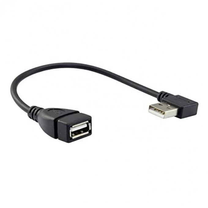 0.3M 1M 2M 3M 90 graus ângulo direito-esquerdo macho para fêmea USB 2.0 tipo A cabo de extensão 3