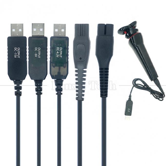 Substituição de alta qualidade 15V 8V 4.3V cabo de carregador USB para Philips para barbeador Philip 0