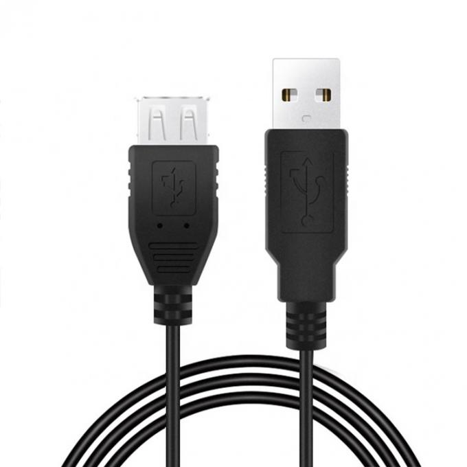 OEM personalizado 1m 2m Carregamento de dados macho para fêmea USB 2.0 Tipo A cabo de extensão 3