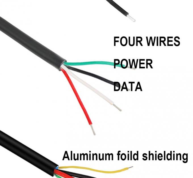 5V USB para abrir cabos de carregador de energia de cola de porco para lâmpada de luz de tira LED 9