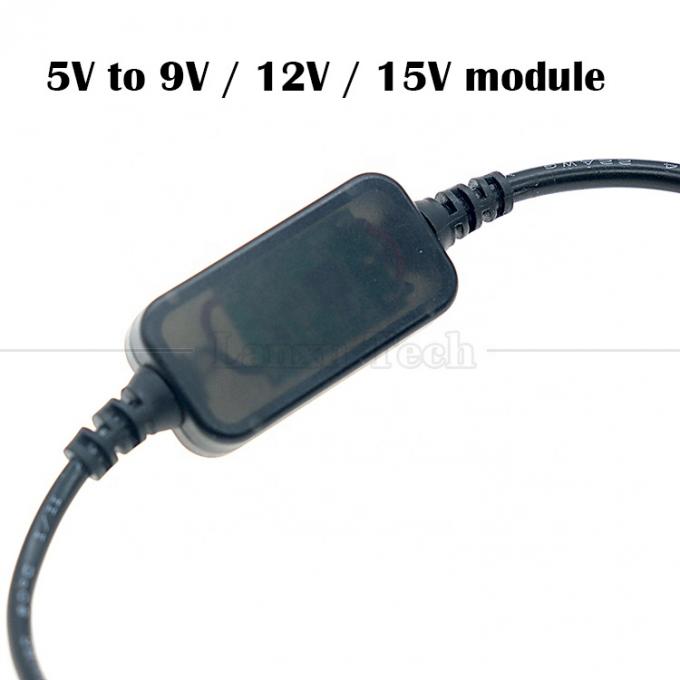 9v 12v 15v 20v PD USB Tipo C para DC 5.5x2.1mm cabo de carregador para alto-falante Wifi Router 1