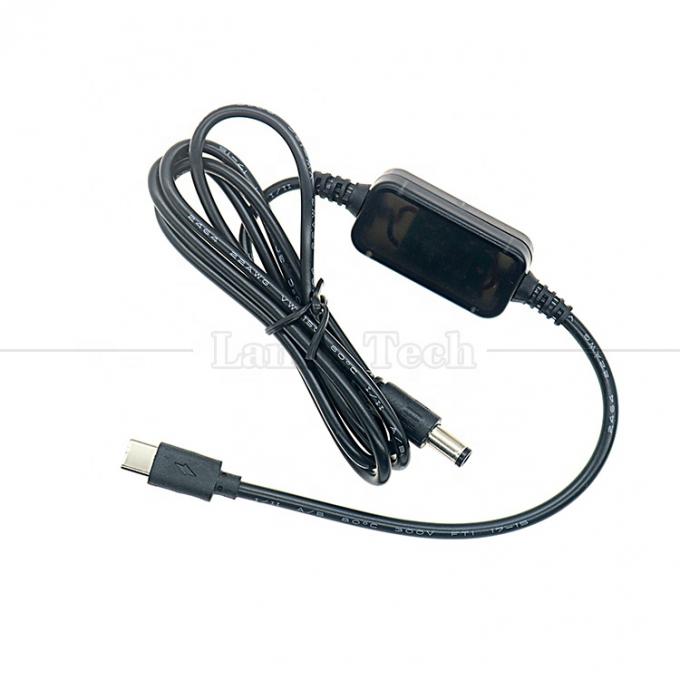 9v 12v 15v 20v PD USB Tipo C para DC 5.5x2.1mm cabo de carregador para alto-falante Wifi Router 4