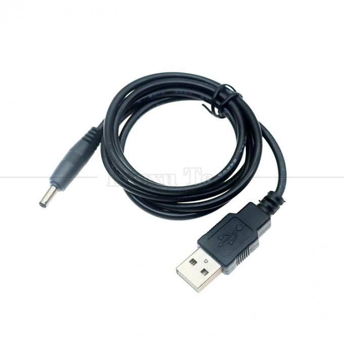 1 metro USB macho para DC Jack de barril 3,5 mm 1,35 mm cabo de carregador de energia para alto-falante do roteador 2