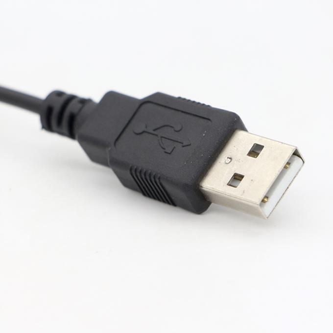 CUSTOM USB 2.0 um homem para abrir despojado em lata desnudo 2 fio fim rabo de porco cabo de energia 3