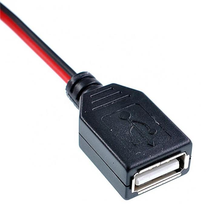 Crocodile Clamps Alligator Clip para USB A Fêmea Test Wire Adaptador Cable 2