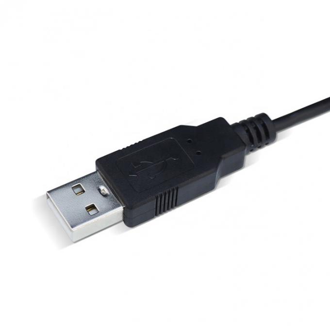 CUSTOM Shield USB 2.0 Um macho para descascar 4 fios de lata de cabo de ponta aberta de cauda de porco 5
