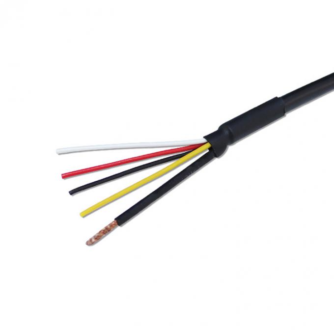 CUSTOM Shield USB 2.0 Um macho para descascar 4 fios de lata de cabo de ponta aberta de cauda de porco 7