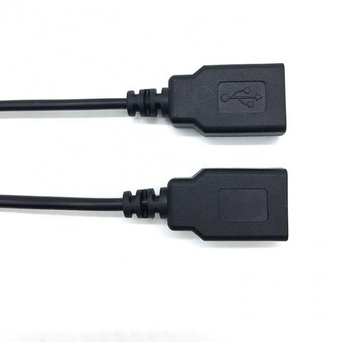 Homem Mulher USB 2.0 Tipo A Plug to Free End Embalagem de cabo de carregador de fio de porco aberto para tira LED 4