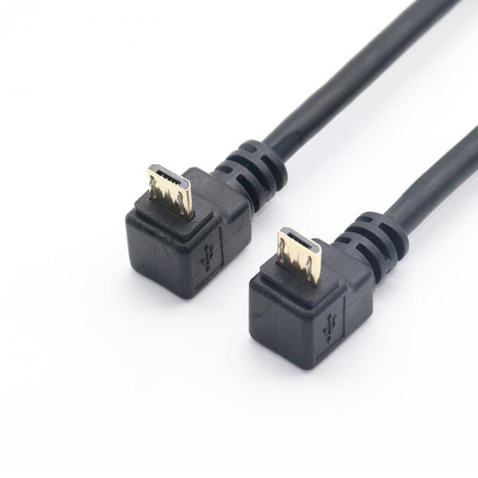 Ângulo de 90 graus para cima Ângulo de carga de dados Micro USB 1