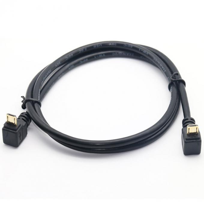 Ângulo de 90 graus para cima Ângulo de carga de dados Micro USB 2