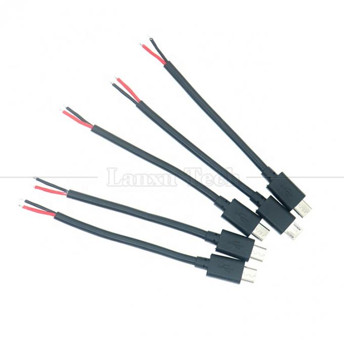 Homem Mulher Micro B para fios nus cabo de ponta aberta para tablet Raspberry Pi 5