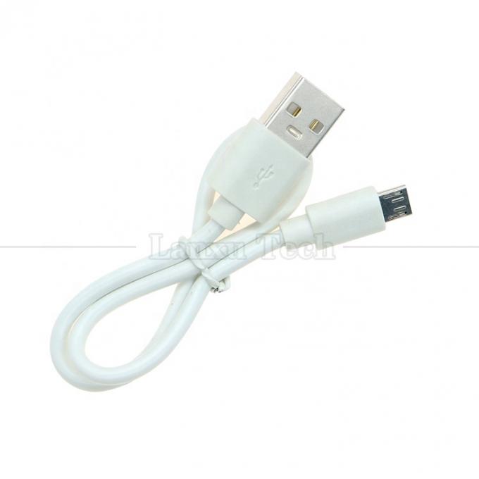 Curto 30cm 50cm 1m Branco Preto Data Carregamento Rápido 1A V8 Micro B para USB Um cabo de carregador masculino para telefone Android Power Bank Speaker 4