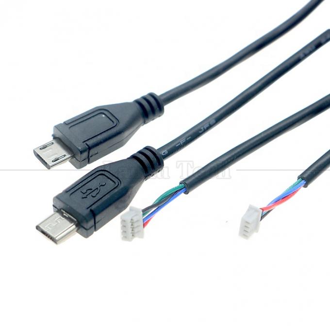 OEM Micro USB personalizado para JST 4 Pin 1.25mm Pitch Cable 0