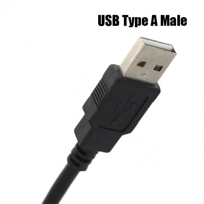 Custom 1M 1.5M 3M 90 graus ângulo direito USB 2.0 cabeceira de impressora cabo de extensão de energia para Epson HP 4