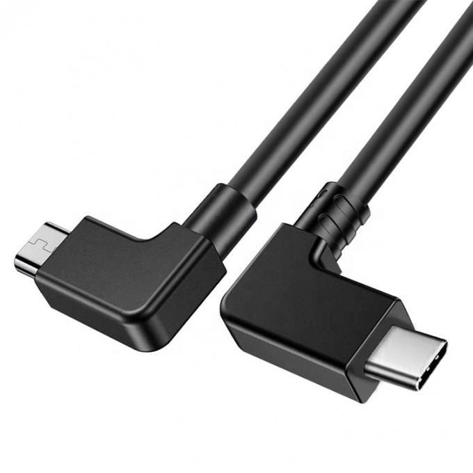 90 graus de ângulo Micro B para tipo C cabo USB para UAV 4