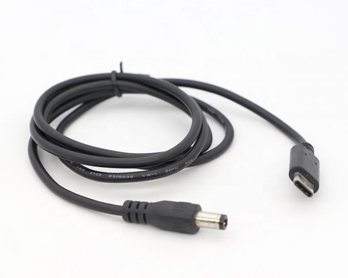 Cable de carregador de extensão do Power Jack masculino para Power Bank 5