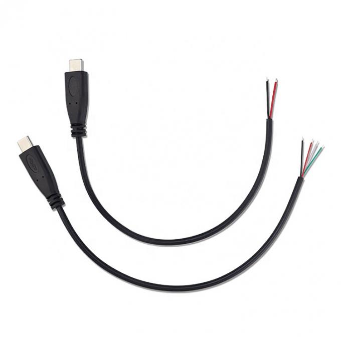OEM 2 4 núcleos USB Tipo C macho Fêmea para despojado fio aberto cabo de cauda de porco 2