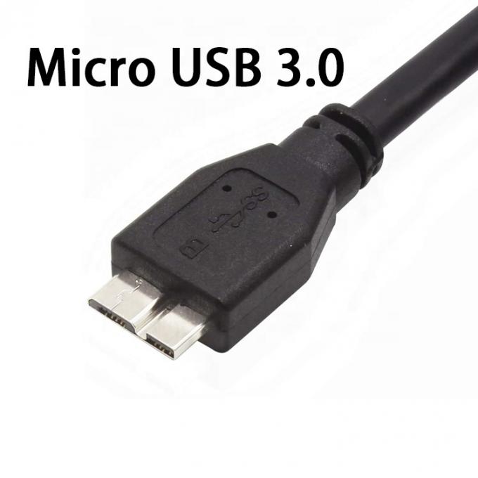 Carregamento de dados de alta velocidade de 5 Gbps Micro USB 3.0 Cable A para Micro B para Samsung Sdd Hdd Hard Disk 3