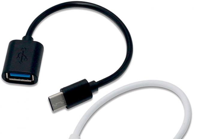 USB Tipo C Homem para USB 2.0 Um cabo de adaptador OTG Feminino para telefone laptop 0