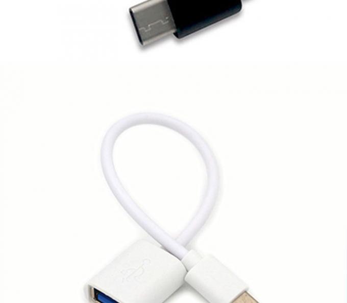 USB Tipo C Homem para USB 2.0 Um cabo de adaptador OTG Feminino para telefone laptop 3