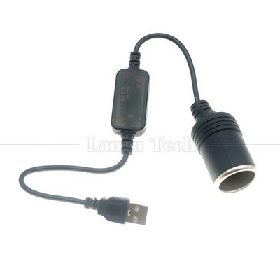 comprar Configurar carregador USB A macho 5V a 12V cigarro de automóvel LIGHTER Socket Female Converter Cable online manufacture