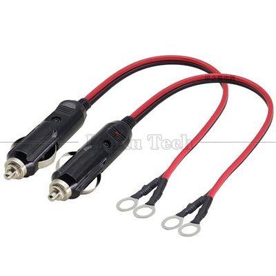 comprar 15A Corrente Alta de Cigarro de Potência CC Plug-to-O Cabos de Terminal de Forma Redonda para Carro online manufacture