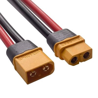 comprar 10AWG 12AWG Homem para Mulher XT60 XT60H Conector Cable de Adaptador de Extensão para Bateria RC Power Station Painel Solar online manufacture