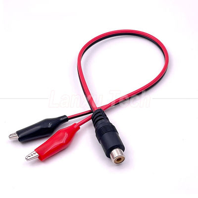 comprar RCA AV feminina para clipes de jacaré cabo para alto-falante online manufacture